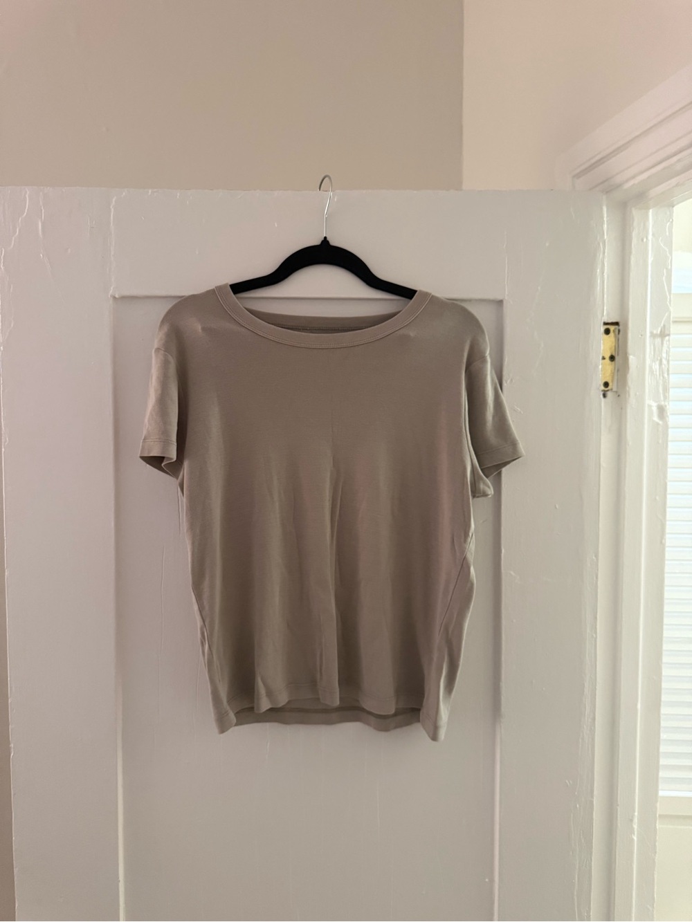 ST. AGNI Grey Green Relaxed Crewneck T-Shirt β Size L